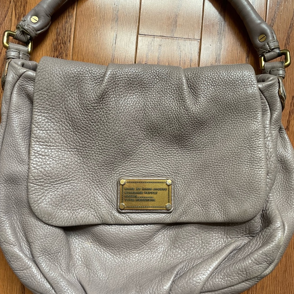 Marc Jacobs Pebbled Grey Bag